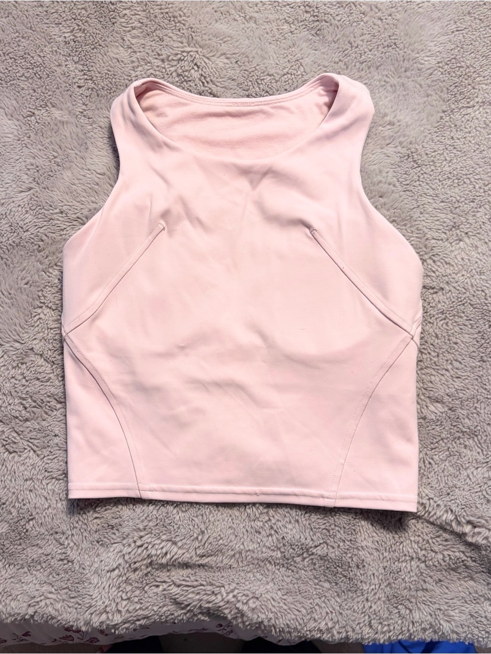Lululemon Align Light Pink High Neck Cropped Tank - Picture 2 of 4